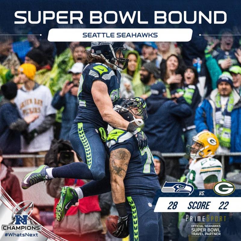 Seahawks advance to Super Bowl with OT win over Packers - Duluth