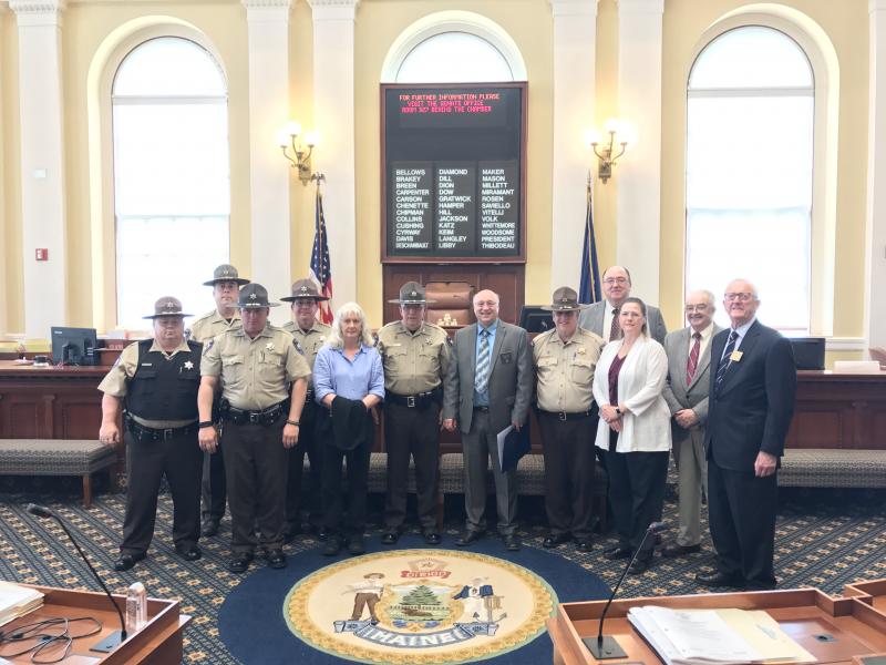 Lincoln County sheriff recognized before Maine Senate | Wiscasset Newspaper