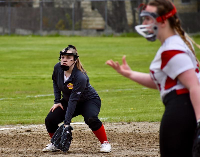 Big fourth inning leads to Cougar softball win over Wolverines