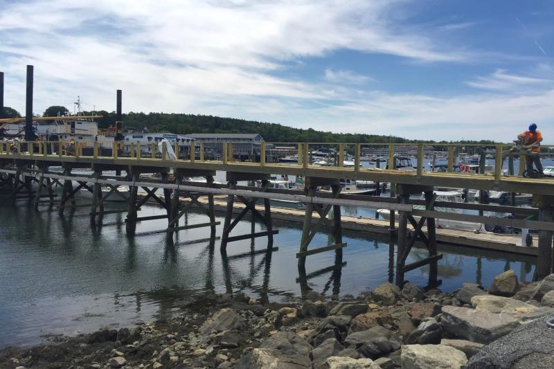 Boothbay Harbor debates plans to save historic footbridge