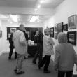 Art patrons visit the first-ever Plein Air Art Exhibit at the Boothbay Region Art Foundation Gallery. Courtesy of Corinne McIntyre