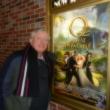 Hamilton Meserve stops outside The Harbor Theatre before viewing the film, “Oz The Great and Powerful.”