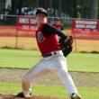 Senior Zach Ellison takes the mound for the last time in his high school career on May 30. KATHY ONORATO/Wiscasset Newspaper