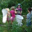 Children discovering nature’s creepy crawlies while participating in BRLT’S environmental education program, the Osprey Program.  The land trust is raising money to sustain its education program, which it provides for partner programs, such as Y’s Camp Knickerbocker, and to the community at large. Courtesy of BRLT