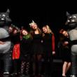 Enilea Burns, Evie Roy, Harper Westhaver, Violet Baldwin, Adeline Inman, and Kaylee Wayda sing "I Want A Hippopotamus for Christmas" with hippo dancers, Hamilton Pierpan, Sarah Harris, and Collin Cantillo. 