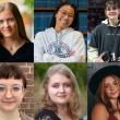 The 2025 recipients of the Maine Press Association scholarships are, from left: Dylan Burmeister, Alexa Rose Perocillo, Emily Bontatibus, Tilia Baratta, Elora Griswold and Grace Kirk. Courtesy of MPA