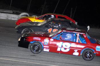 The Northeast Mini Stock Tour makes an appearance at Wiscasset Speedway May 18. Courtesy of Peter Taylor, Wiscasset Speedway