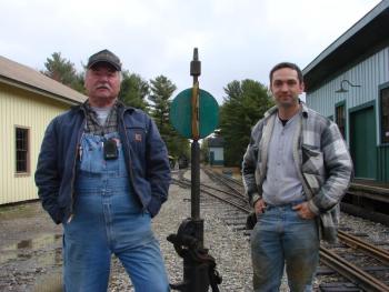 Stephen Zuppa, Jason Lamontagne, Wiscasset, Waterville & Farmington Railway Museum