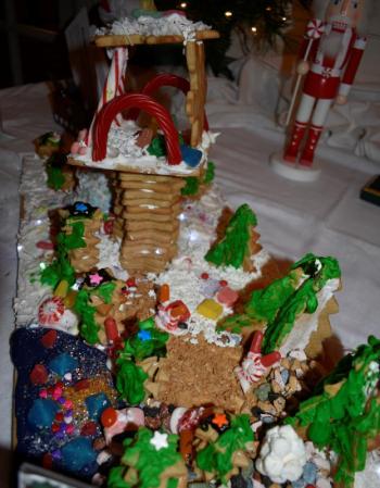 Best Youth Entry: “Winter Wonderland” by Pauline Nadeau-Miller. LISA KRISTOFF/Boothbay Register