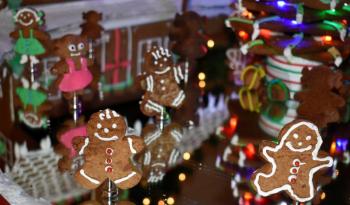Gingers in “Gingerbread Skate-tacular” by Sam Michael and Mike Regino. LISA KRISTOFF/Boothbay Register