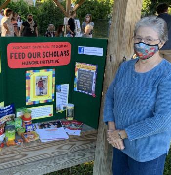 Nancy Roby of Feed Our Scholars/Set for Success. SUSAN JOHNS/Wiscasset Newspaper