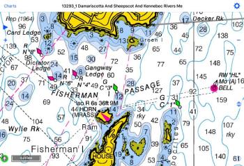This is a section of local Chart #13293. It contains at least 20 pieces of important navigation information. Don’t know what all the symbols and numbers on the chart mean? You may be gambling the safety of everyone on-board every time you get underway. Our course will help you learn what they are and why all of them are important. “Navigating Mid Coast Maine” makes chart reading, navigation, and learning the local waters fun and interesting. All proceeds support the activities of the all-volunteer USGC Auxiliary. Courtesy photo