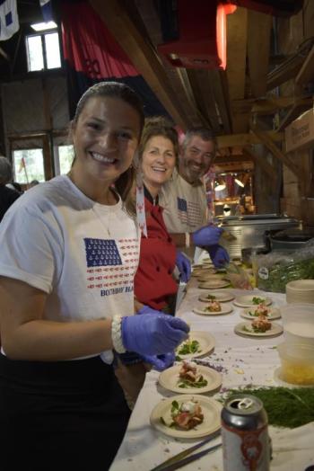 The Boothbay Craft Brewery team. LISA KRISTOFF/Boothbay Register