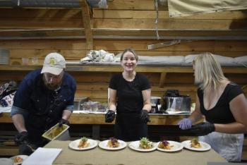 The Marcel’s Submarine Claw Down crew. LISA KRISTOFF/Boothbay Register