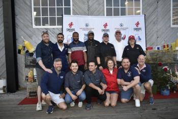 A group of winning Claw Down chefs and team members. LISA KRISTOFF/Boothbay Register