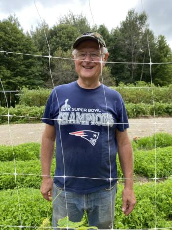 Steve Bolster on the farm. Erica Berman photo