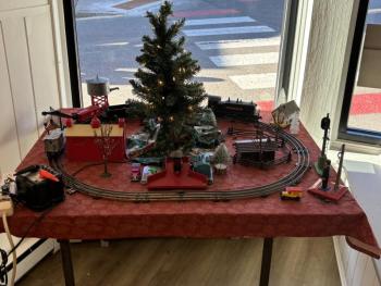 Model train just for fun. LISA KRISTOFF/Boothbay Register