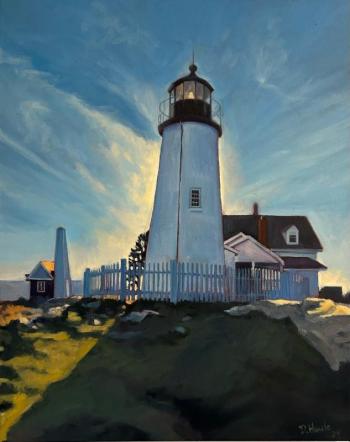 "Pemaquid Light" by Doug Houle included in the Holiday show. Courtesy of Kim Traina