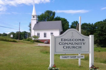 Edgecomb Community Church. Website photo