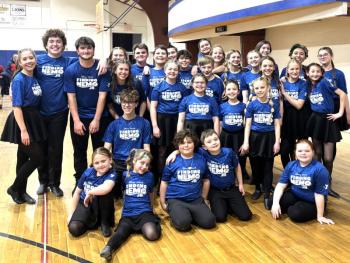 Group shot post-preview at YMCA. LISA KRISTOFF/Boothbay Register