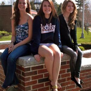 Briana Goud, Abby Dunn and Allyson Lambert (alternate) attend this year’s Dirigo Girls’ State program. Courtesy of Wiscasset High School