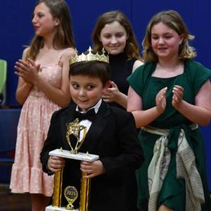 Oscar Mirabile is crowned 2025's Top Royal at the Boothbay's Got Talent event Monday night. Leah Plummer photo Oscar Mirabile: 2025's Top Royal at the Boothbay's Got Talent event Monday night. Leah Plummer photo