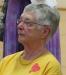 Marie Snow, who retired in 2010 after 41 years as the switchboard operator at St. Andrews Hospital, listens to the discussion Wednesday night.